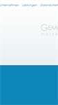 Mobile Screenshot of geminidirect.de